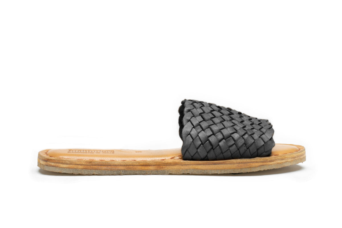 Women's Woven Sandal | Iron-Dyed Leather | Mohinders | Shop Now