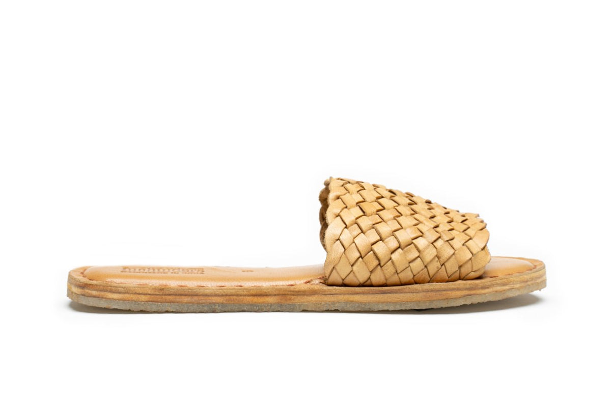 Men's Woven Sandal | Natural Leather | Mohinders Shoes | Shop