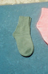 Colorant: Pima Cotton Hand-Knit Socks / Solid