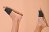 Women's Woven Sandal in Charcoal