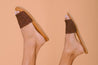 Women's Woven Sandal in Walnut