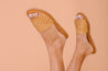 Women's Woven Sandal in Honey